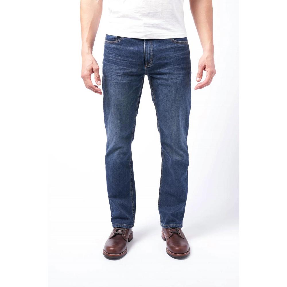 NEW DEVIL-DOG boot cut straight fit jeans in clayton